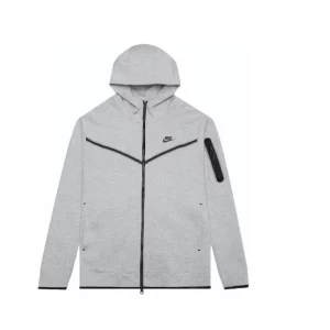 Nike Sportswear Tech Fleece Full Zip Hoodie and Joggers Set Grey