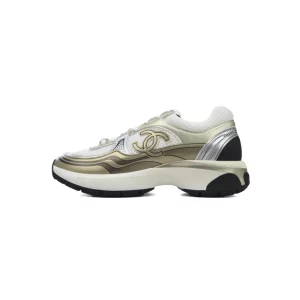 Chanel CC Logo Sneaker Khaki G39792 Y56368 K5450