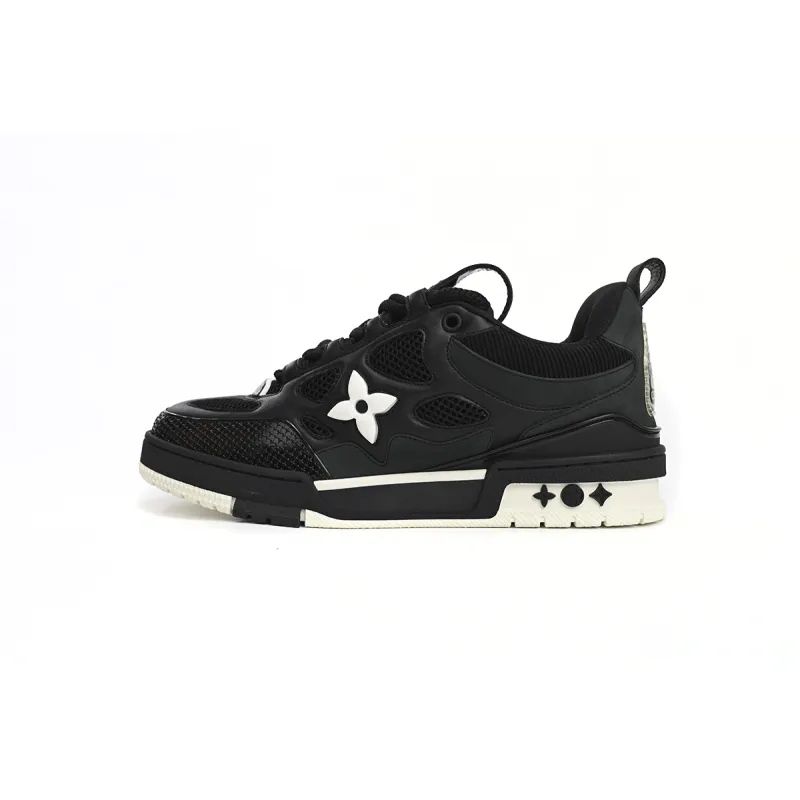 Louis Vuitton LV Skate Sneaker Black White 1AARR1
