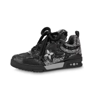 Louis Vuitton Skate Trainer Black Swarovski Monogran 1ABMHV