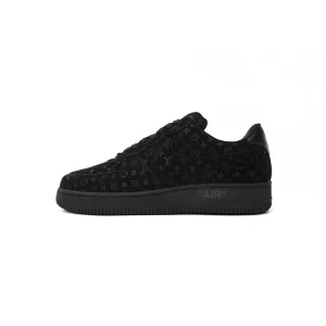 LOUIS VUITTON x Nike Air Force 1 All Black