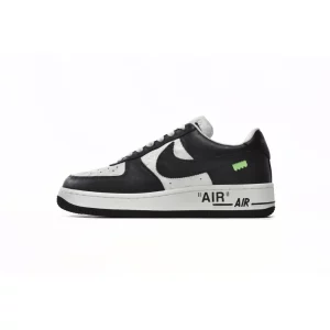LOUIS VUITTON x Nike Air Force 1 Black White