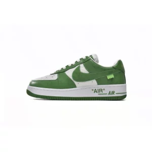 LOUIS VUITTON x Nike Air Force 1 White Green