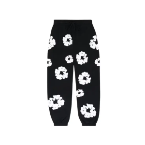 Denim Tears The Cotton Wreath Sweatpants Black