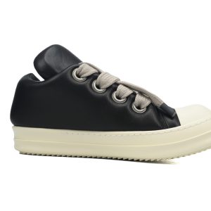 RO西瓜头面包鞋 里克•欧文斯低帮休闲鞋 Rick Owens Luxor Jumbo Padded Low ‘Black Milk’ 03