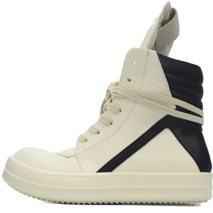 Rick Owens Luxor Geobasket High 'Milk Black'