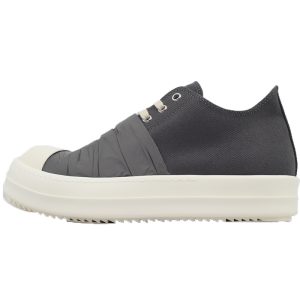 Rick Owens Grey Black Silk Surface